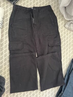 Zara black cargo pants